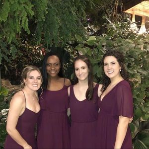 Godshaw Goddess Gown ~ Merlot Chiffon